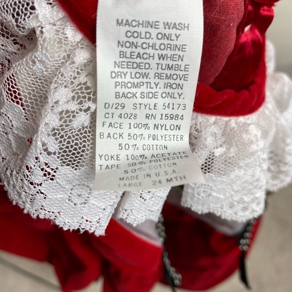 Vintage Hickory Hill 24-months Red Romper Suit My First Christmas - Picture 7 of 10